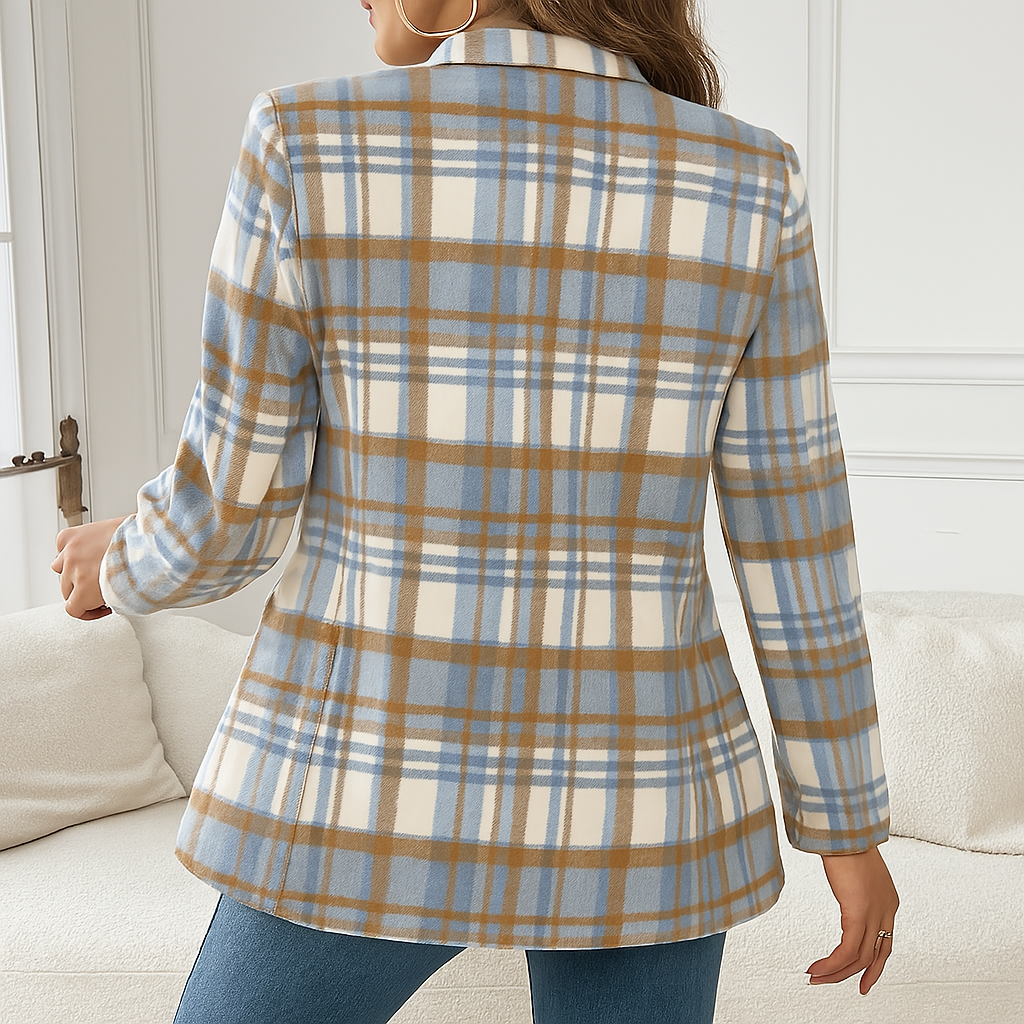 Blazer Xadrez Feminino Azaléia
