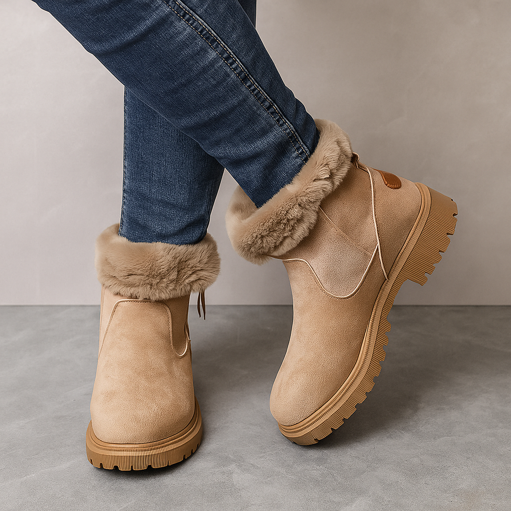 Bota Pelúciada Feminina Cano Curto Elisa