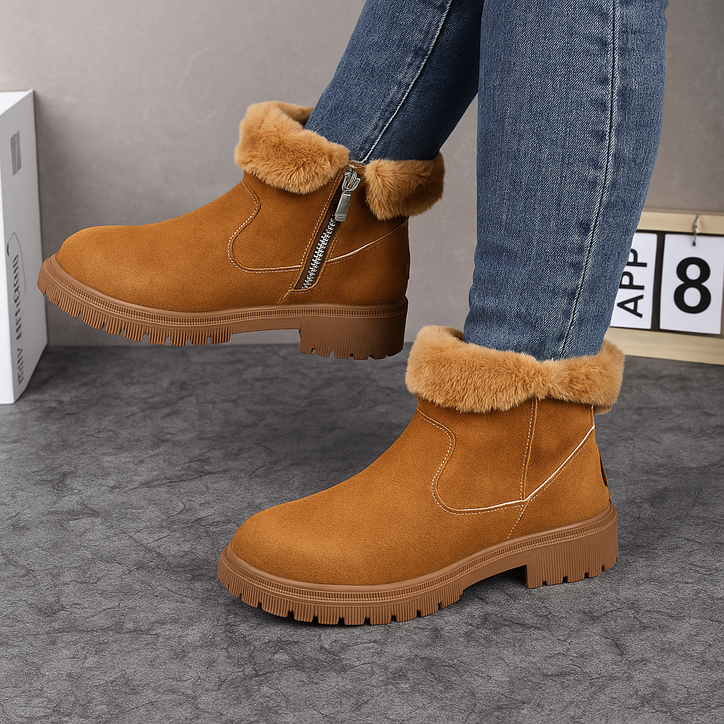 Bota Pelúciada Feminina Cano Curto Elisa