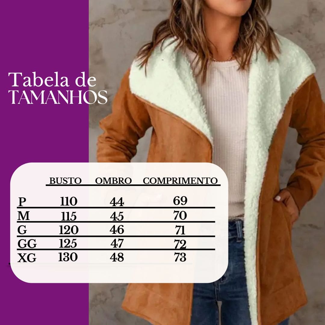 Jaqueta Feminina Peluciada Moena