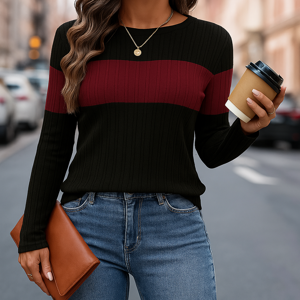 Suéter Casual Feminino Leocadia