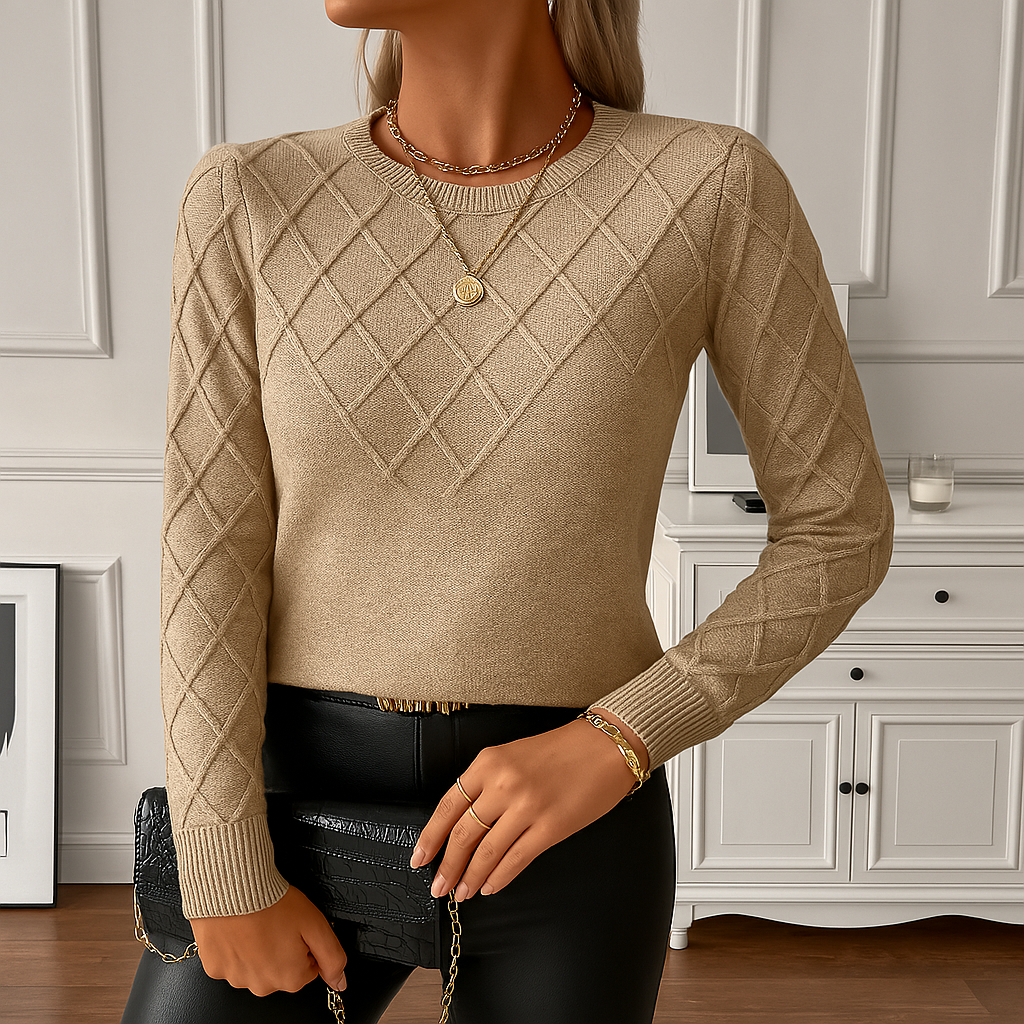 Suéter Casual Moderno Feminino Zindra