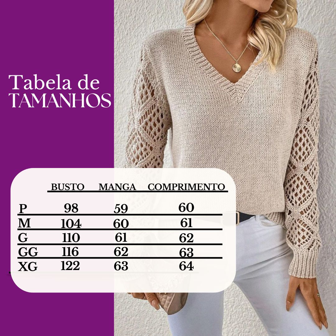 Suéter Feminino Tricot