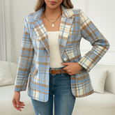 Blazer Xadrez Feminino Azaléia