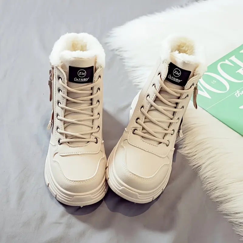 Bota Peluciada Feminina Cano Médio Alurea