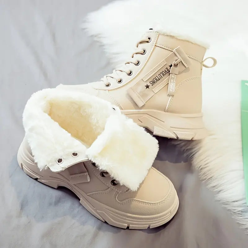 Bota Peluciada Feminina Cano Médio Alurea