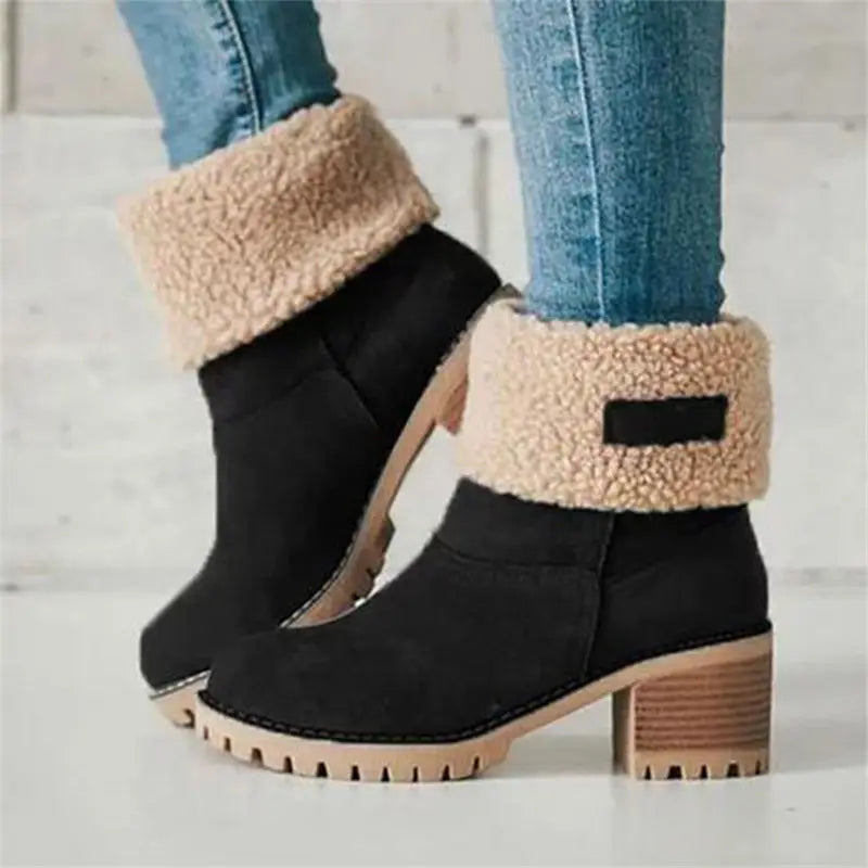 Bota Peluciada Feminina Riana